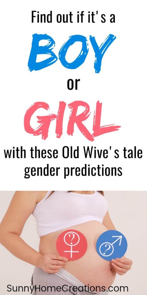 Old Wives Tale Baby Gender Predictions