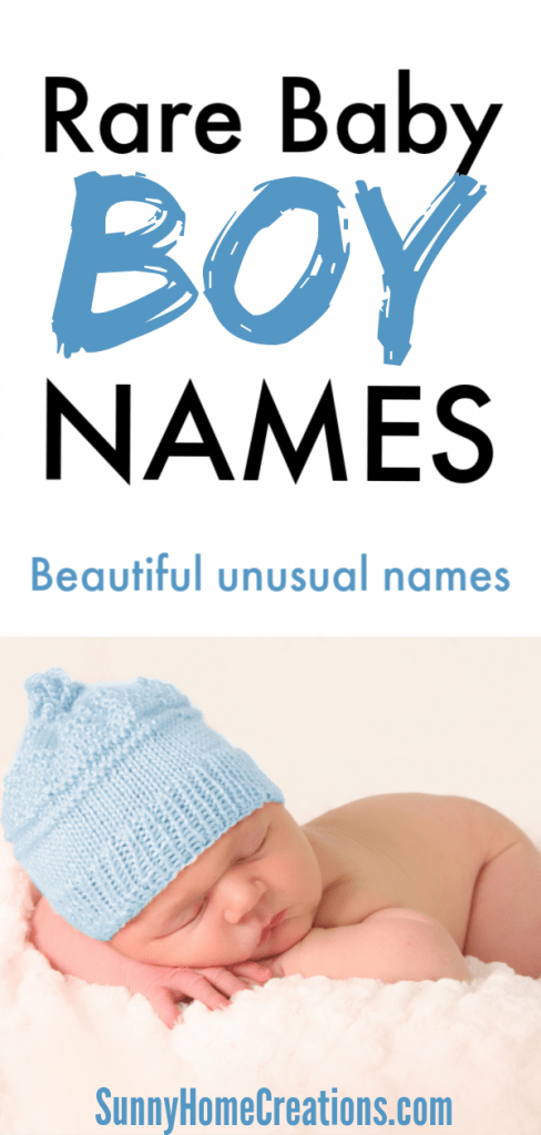 Rare Baby Boy Names