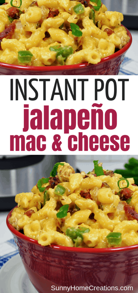 Instant Pot Jalapeno mac & cheese