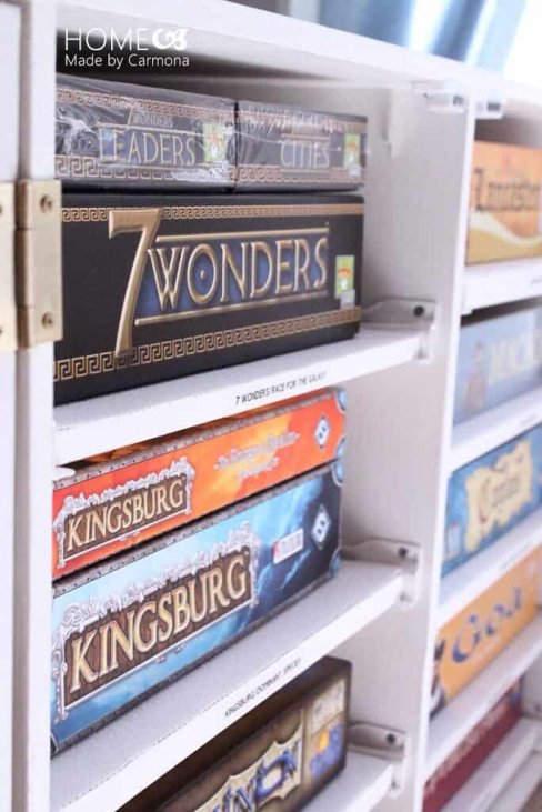 15 Totally Awesome Board Game Storage Ideas Sunny Home Creations - Diy Board Game Storage Ideas